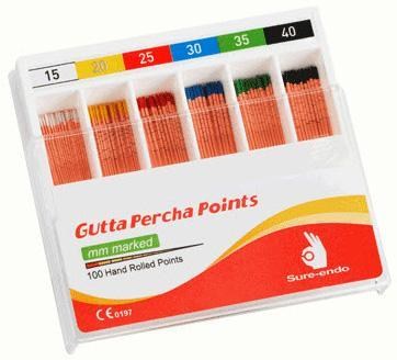 Côn máy gutta percha có vạch 6%