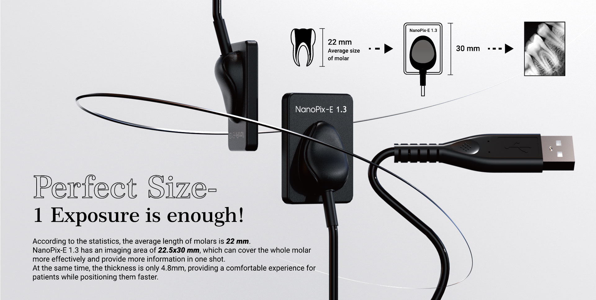 SENSOR NHA KHOA NANOPIX E1.3